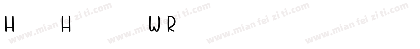 Hello Headline W00 R字体转换
